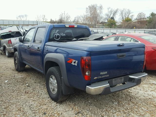 1GCDT136968198649 - 2006 CHEVROLET COLORADO BLUE photo 3