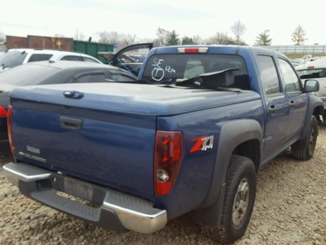 1GCDT136968198649 - 2006 CHEVROLET COLORADO BLUE photo 4