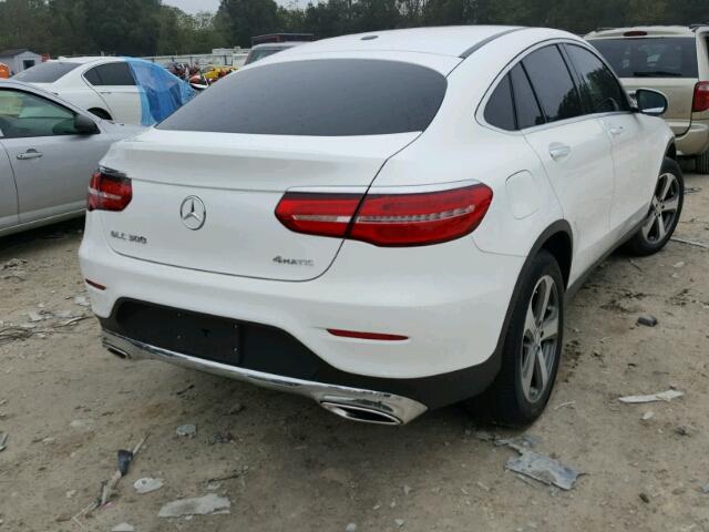 WDC0J4KB6HF150961 - 2017 MERCEDES-BENZ GLC COUPE WHITE photo 4