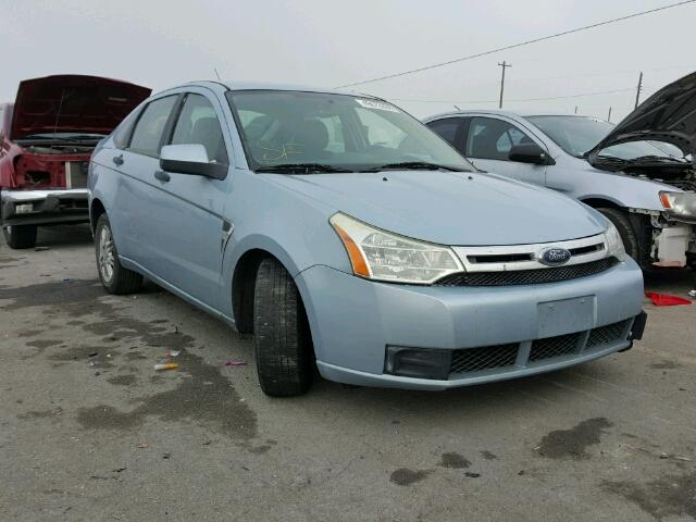 1FAHP35N38W275624 - 2008 FORD FOCUS SE BLUE photo 1