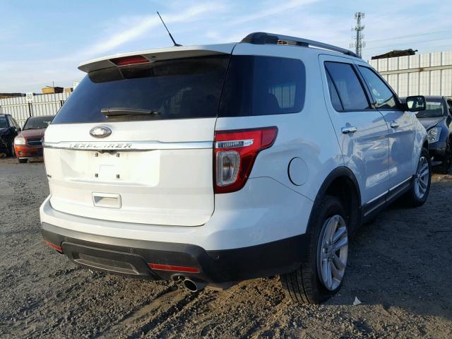 1FM5K7D80FGB31871 - 2015 FORD EXPLORER X WHITE photo 4