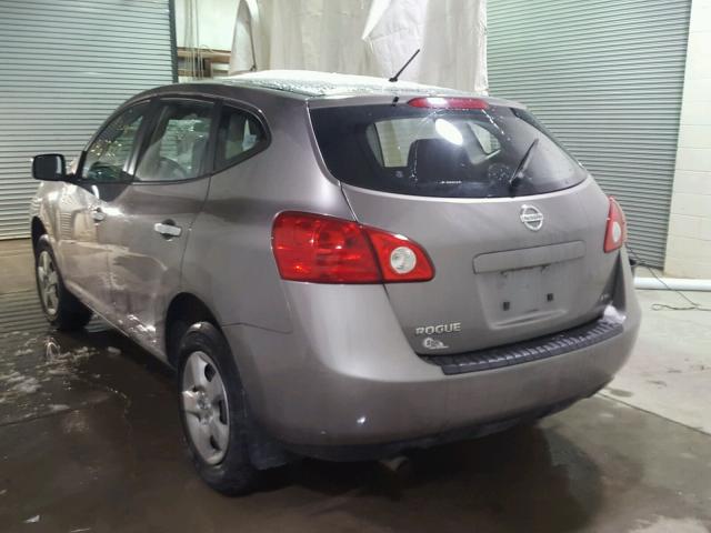 JN8AS5MV3AW127278 - 2010 NISSAN ROGUE S GRAY photo 3