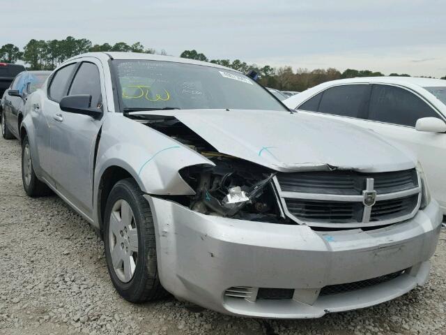 1B3LC46K38N586231 - 2008 DODGE AVENGER SE SILVER photo 1