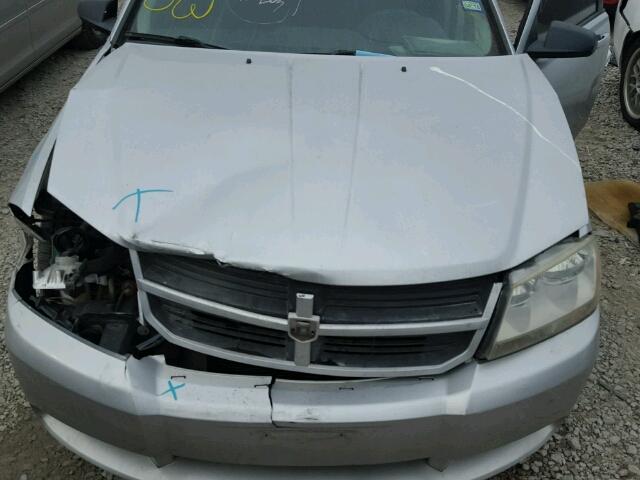 1B3LC46K38N586231 - 2008 DODGE AVENGER SE SILVER photo 7