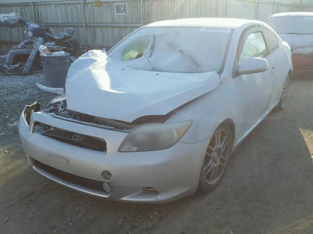 JTKDE167760114303 - 2006 TOYOTA SCION TC SILVER photo 2