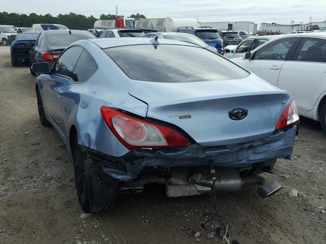 KMHHU6KH8CU071064 - 2012 HYUNDAI GENESIS CO BLUE photo 3