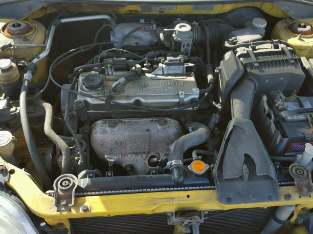 JA3AJ86E92U038386 - 2002 MITSUBISHI LANCER OZ YELLOW photo 7