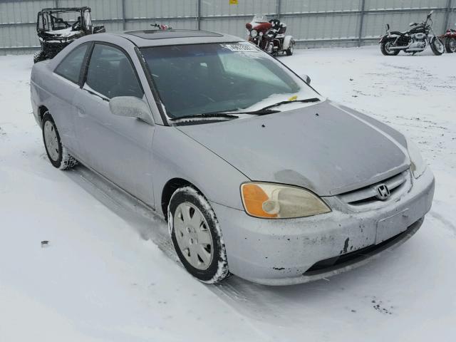 1HGEM21931L106530 - 2001 HONDA CIVIC SI SILVER photo 1