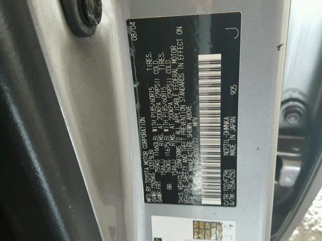 JTLKT334054000777 - 2005 TOYOTA SCION XB 灰色 照片 10
