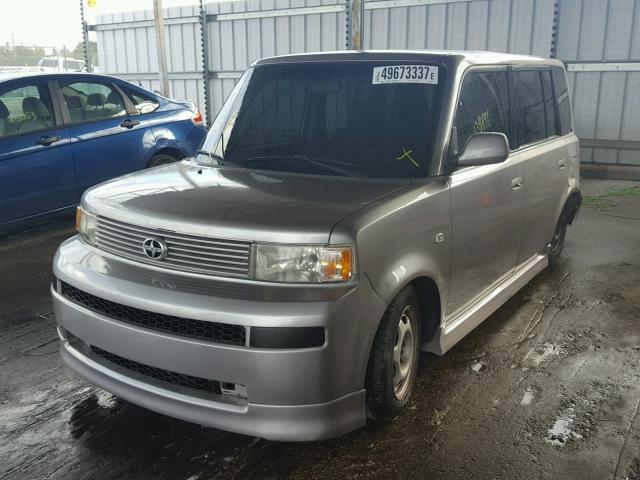 JTLKT334054000777 - 2005 TOYOTA SCION XB GRAY photo 2