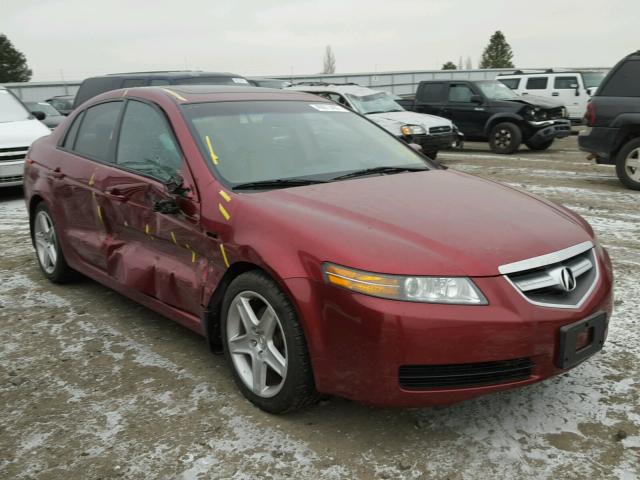 19UUA66204A064373 - 2004 ACURA TL BURGUNDY photo 1