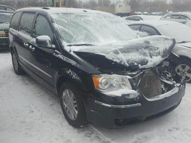 2A8HR64X09R646976 - 2009 CHRYSLER TOWN & COU BLACK photo 1