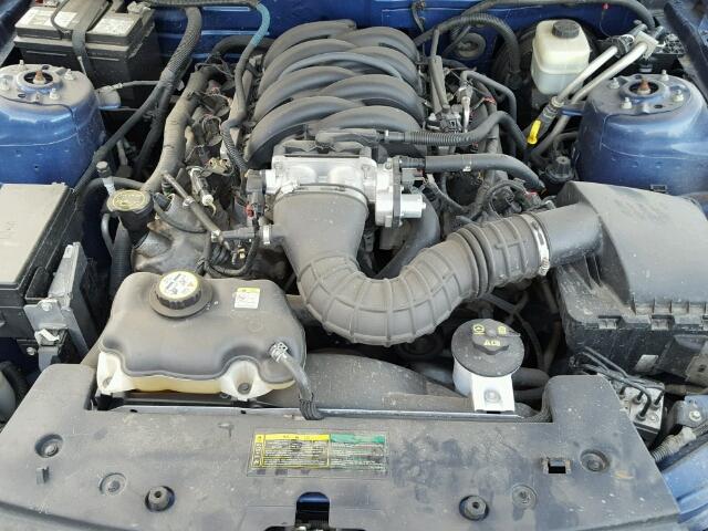 1ZVHT82H775210360 - 2007 FORD MUSTANG GT BLUE photo 7