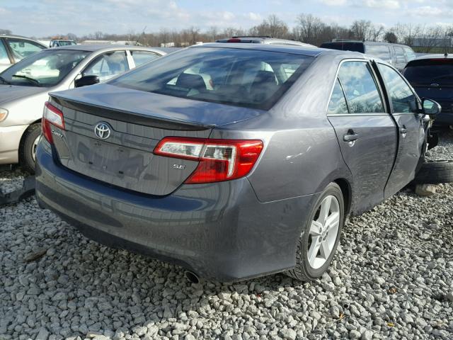 4T1BF1FK4DU278335 - 2013 TOYOTA CAMRY L GRAY photo 4