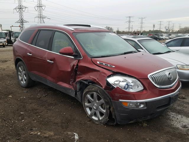 5GAER23798J107331 - 2008 BUICK ENCLAVE CX RED photo 1