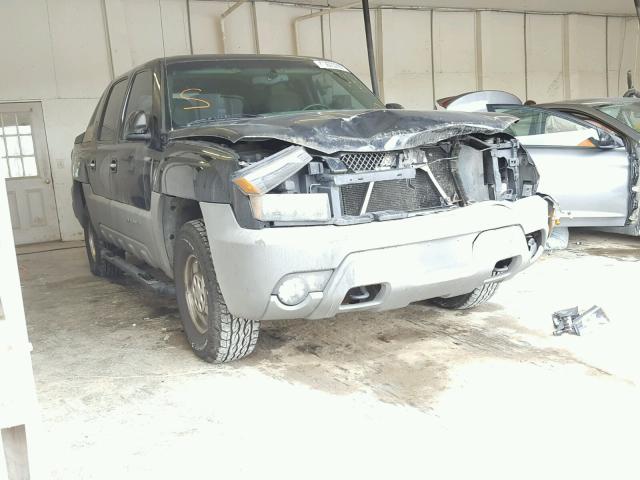 3GNEC13TX2G306346 - 2002 CHEVROLET AVALANCHE BLACK photo 1