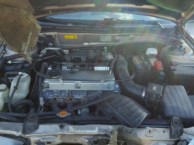 4A3AA46GXYE147581 - 2000 MITSUBISHI GALANT ES GOLD photo 7