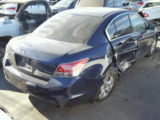 JHMCP264X9C008213 - 2009 HONDA ACCORD LXP BLUE photo 4