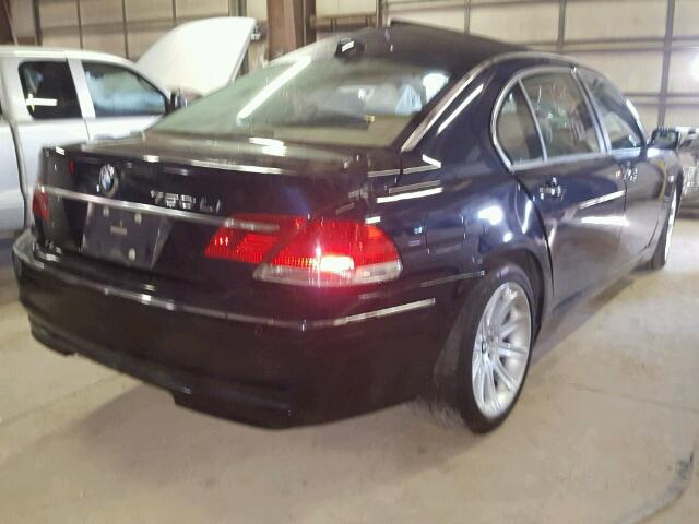 WBAHN83568DT82658 - 2008 BMW 750 LI BLUE photo 4