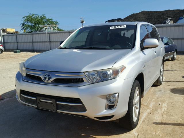 JTEDC3EH9C2004559 - 2012 TOYOTA HIGHLANDER SILVER photo 2