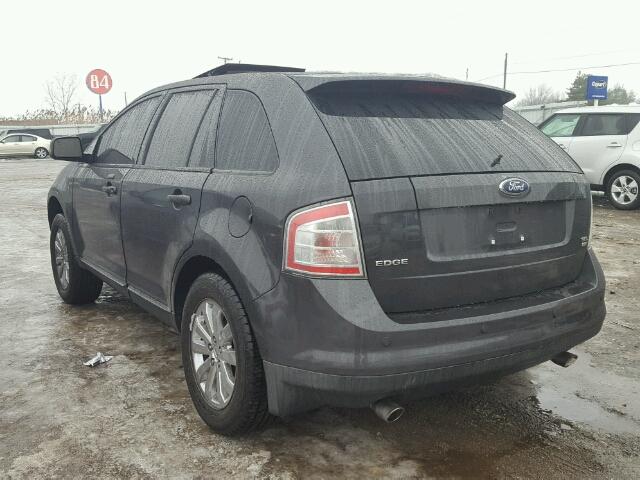 2FMDK49C37BB22033 - 2007 FORD EDGE SEL P GRAY photo 3