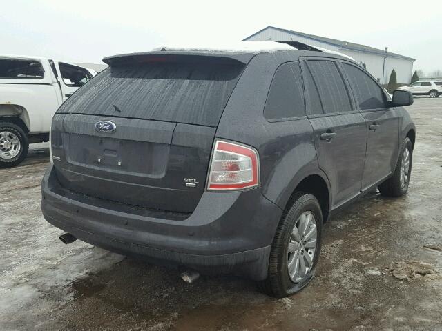 2FMDK49C37BB22033 - 2007 FORD EDGE SEL P GRAY photo 4