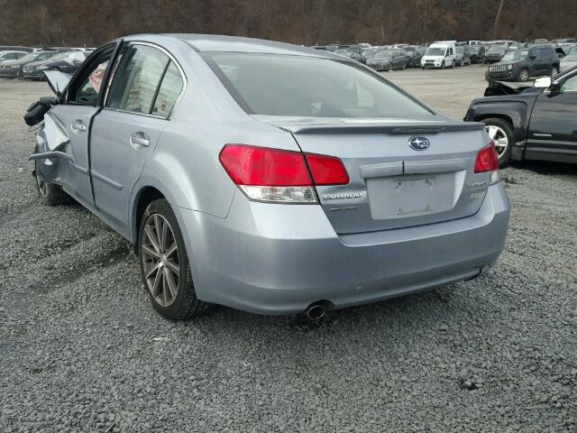 4S3BMBG60D3044751 - 2013 SUBARU LEGACY 2.5 GRAY photo 3