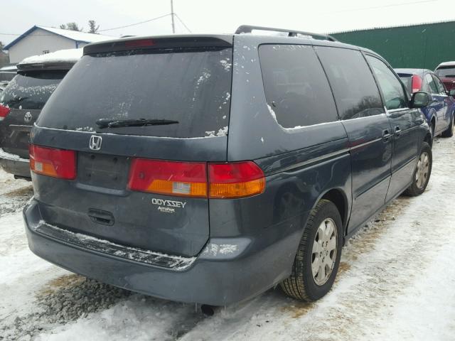 5FNRL18674B129728 - 2004 HONDA ODYSSEY EX GRAY photo 4