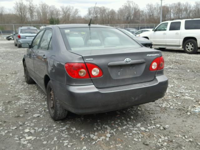 2T1BR32E37C791231 - 2007 TOYOTA COROLLA CE GRAY photo 3