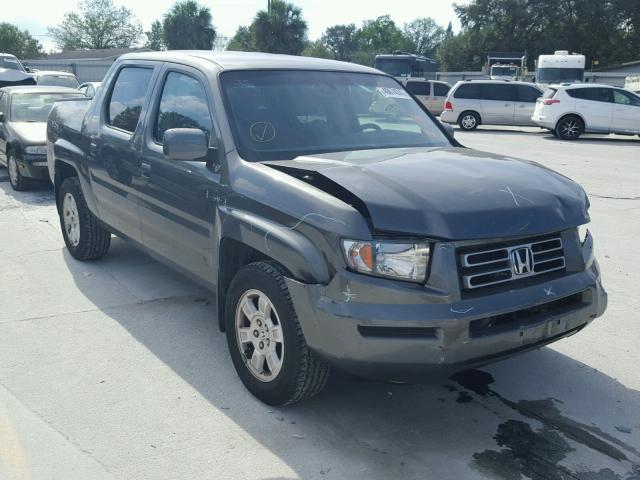 2HJYK16478H525024 - 2008 HONDA RIDGELINE GRAY photo 1