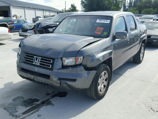 2HJYK16478H525024 - 2008 HONDA RIDGELINE GRAY photo 2