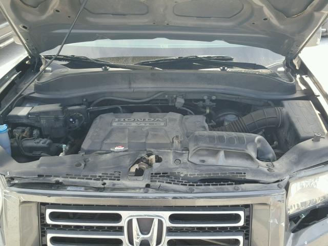 2HJYK16478H525024 - 2008 HONDA RIDGELINE GRAY photo 7