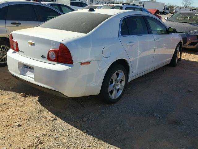 1G1ZA5EU2CF211403 - 2012 CHEVROLET MALIBU LS WHITE photo 4