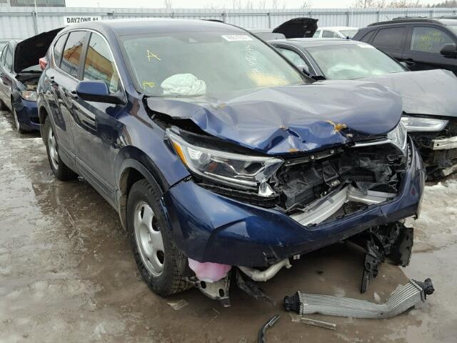 2HKRW2H20HH135968 - 2017 HONDA CR-V LX BLUE photo 1