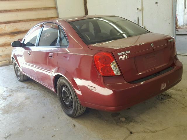 KL5JD56Z75K167243 - 2005 SUZUKI FORENZA S MAROON photo 3