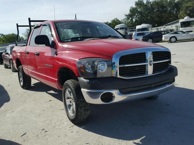 1D7HU18N36J132417 - 2006 DODGE RAM 1500 S RED photo 1