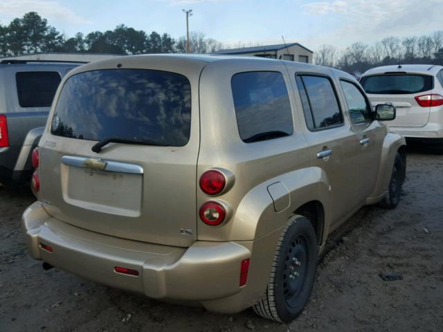 3GNDA13D56S645819 - 2006 CHEVROLET HHR LS GOLD photo 4
