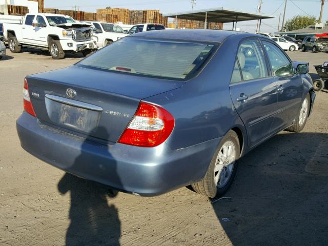 4T1BE30K03U716886 - 2003 TOYOTA CAMRY LE BLUE photo 4