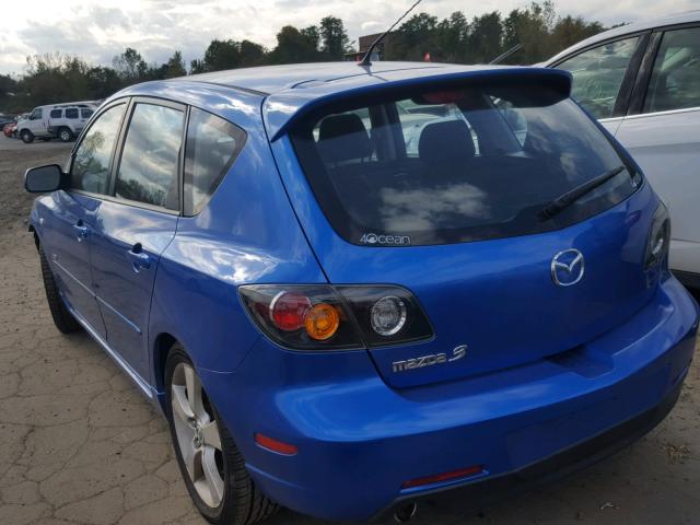 JM1BK143651305551 - 2005 MAZDA 3 HATCHBAC BLUE photo 3