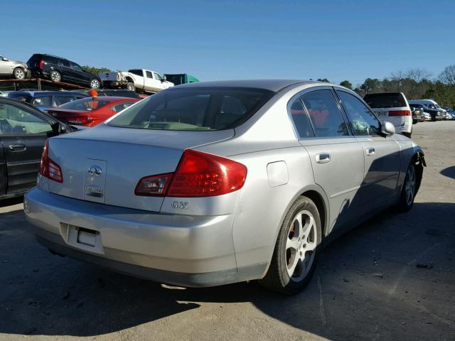 JNKCV51E23M003595 - 2003 INFINITI G35 SILVER photo 4