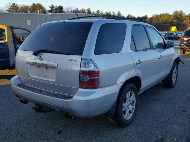 2HNYD18654H549212 - 2004 ACURA MDX TOURIN SILVER photo 4