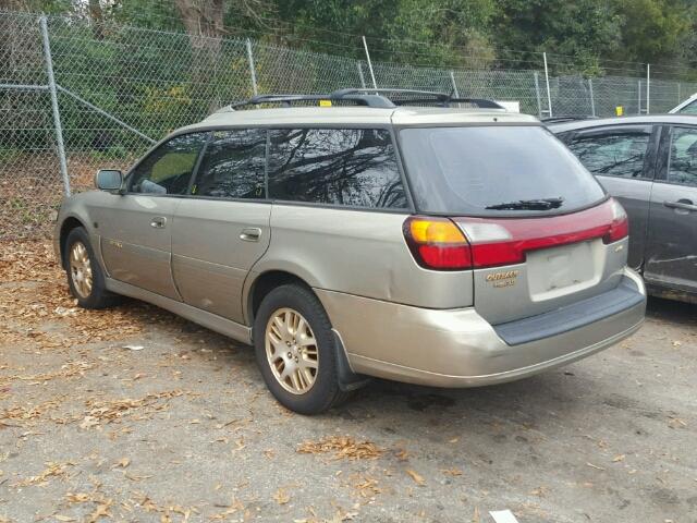 4S3BH806337615030 - 2003 SUBARU LEGACY OUT TAN photo 3