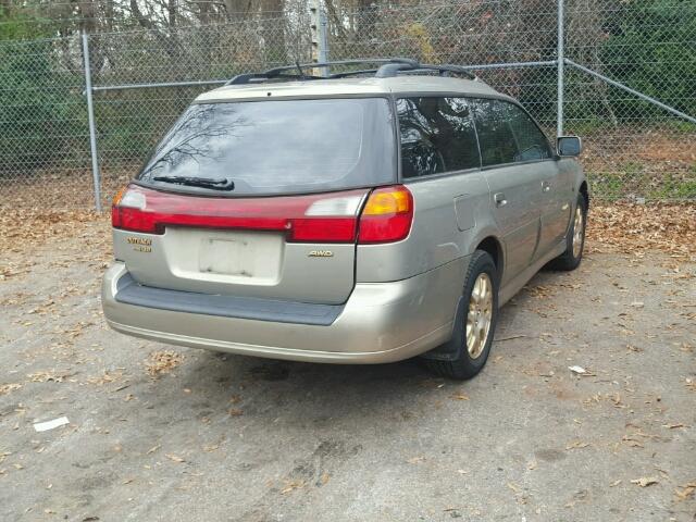 4S3BH806337615030 - 2003 SUBARU LEGACY OUT TAN photo 4