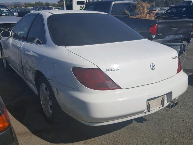 19UYA2257WL004530 - 1998 ACURA 3.0CL WHITE photo 3