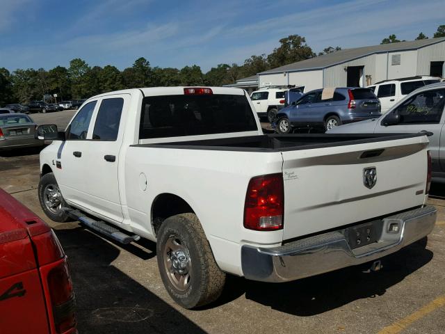 3C6TD4CL5CG333039 - 2012 DODGE RAM 2500 S თეთრი ფოტო 3