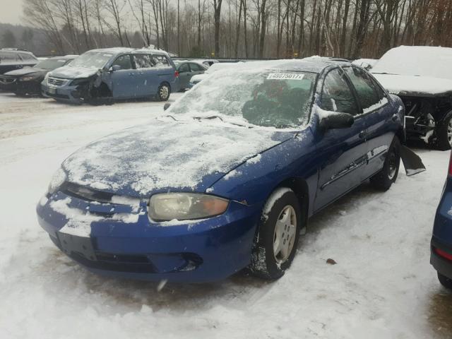 1G1JC52F847155766 - 2004 CHEVROLET CAVALIER BLUE photo 2