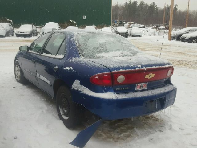 1G1JC52F847155766 - 2004 CHEVROLET CAVALIER BLUE photo 3