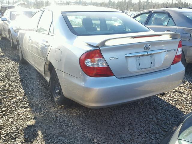 4T1BE32K13U778441 - 2003 TOYOTA CAMRY LE SILVER photo 3