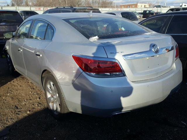 1G4GD5E34CF302309 - 2012 BUICK LACROSSE P SILVER photo 3