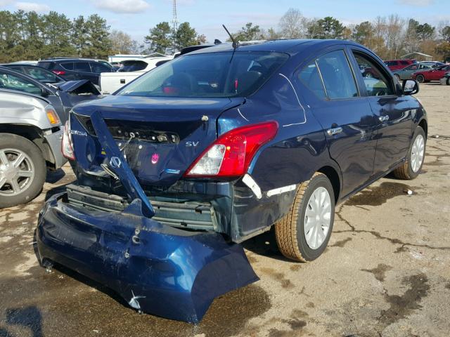 3N1CN7AP5CL809703 - 2012 NISSAN VERSA S BLUE photo 4